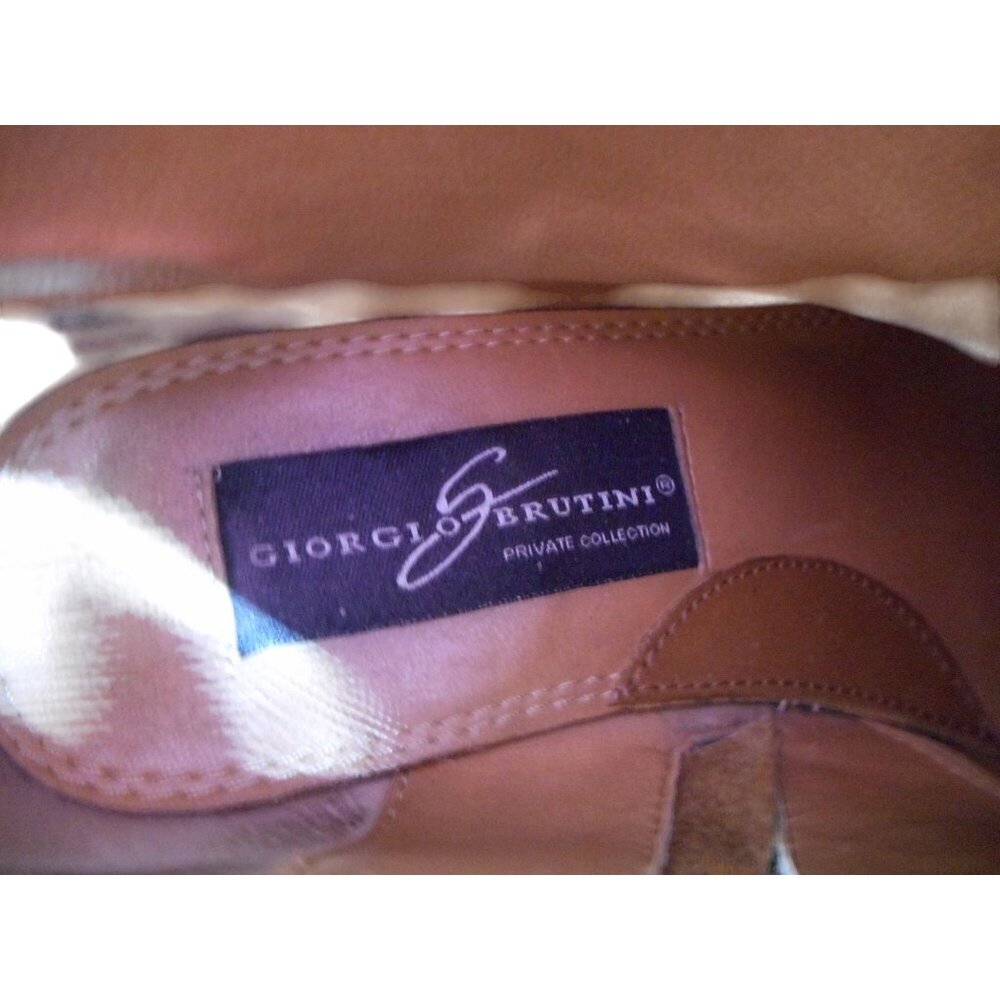 Giorgio Brutini Men’s Dumont Boot Brown Size 8 M 155482 Genuine Leather side Zip - Picture 5 of 9